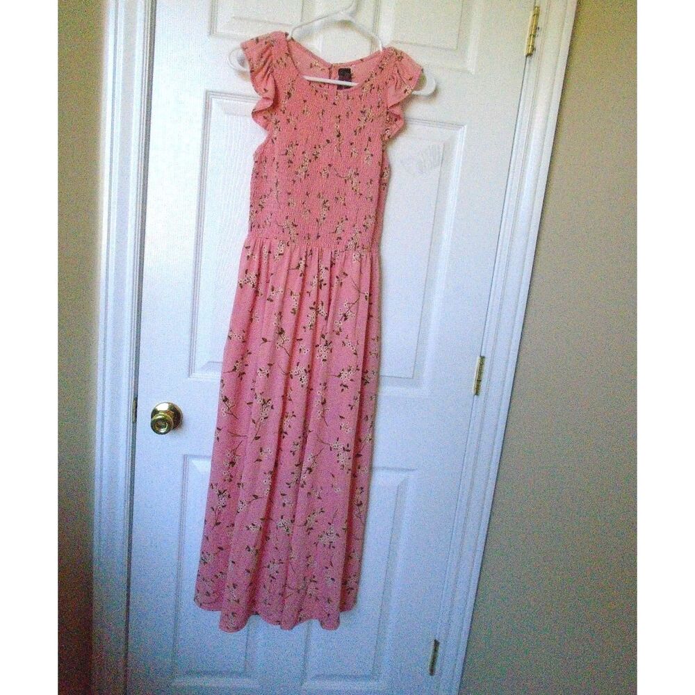 Code x Mode Smocked Maxi Sun Dress small